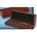 Rosewood Single Pen Set w/ Square Edge